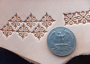 ORNAMENT 11 X 11 MM, LEATHER STAMP - LEATHER STAMPS