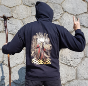 VELES, SLAVIC GOD, ZIP UP HOODIE COLORED - HOODIES