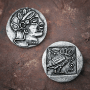 ATHENIAN TETRADRACHM, REPLICA - GREEK COINS