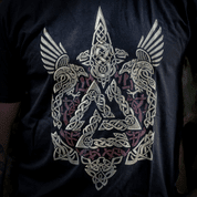 VALKNUT - VIKING MEN'S T-SHIRT COLORED - PAGAN T-SHIRTS NAAV FASHION