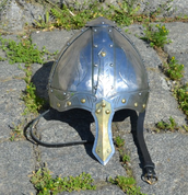 NORMAN NASAL HELMET, WELL DECORATED - VIKINGERHELME