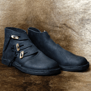 VIKING CHAUSSURES - HEDEBY, NOIR - CHAUSSURES VIKING ET SLAVES