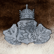 CZECH KINGDOM - BOHEMIA, MORAVIA AND SILESIA, CAST IRON PLAQUE - FORGED IRON HOME ACCESSORIES