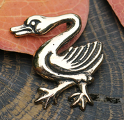 SWAN, MEDIEVAL PENDANT, BRONZE - BRONZE HISTORICAL JEWELS