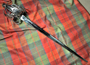 SCOTTISH BASKET HILTED SWORD, MUSEUM COPY, BATTLE READY - FALCHION, SCHOTTLAND, ANDERE SCHWERTER