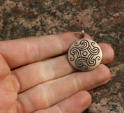 BRONZE AGE SUN, BRONZE PENDANT - PENDANTS, NECKLACES