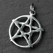 PENTAGRAM PENDANT, SILVER - PENDANTS