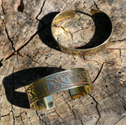 BANBHA, BRASS BANGLE, MADE IN IRELAND - CELTIC BRASS JEWELS, IMPORT FROM IRELAND