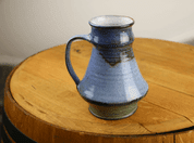 BEER PITCHER BLUE - HISTORICAL CERAMICS