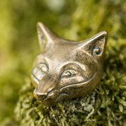 CELTIC FOX, HEAD, PENDANT, BRONZE - BRONZE HISTORICAL JEWELS