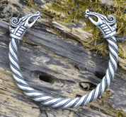 DREKI, VIKING BRACELET, SILVER PLATED TIN ALLOY - VIKING PENDANTS