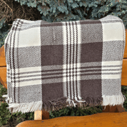 RODOPA, TRADITIONAL WOOL BLANKET FROM THE BALKANS, NATURAL - WOOLEN BLANKETS, THE BALKANS