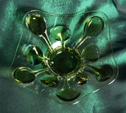 GLASS PLATE, FORREST GLASS - HISTORICAL GLASS