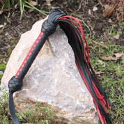 LEATHER QUIRTS, BLACK AND RED - KEYCHAINS, WHIPS, OTHER