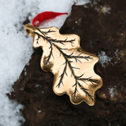 OAK LEAF, PENDANT, BRONZE - BRONZE HISTORICAL JEWELS