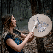 SHAMAN FRAME DRUM - CERNUNNOS, CELTIC - DRUMS, FLUTES