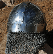 NJORD, VIKING HELMET WITH AVENTAIL - VIKING AND NORMAN HELMETS