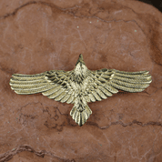 FLYING CROW PENDANT, GOLD PLATED - KELTISCHE AMULETTE