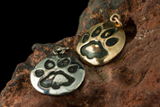 CAT TRACK, PENDANT, SILVER - PENDANTS