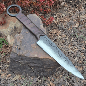 HIBERNIA CELTIC KNIFE, BROWN - KNIVES