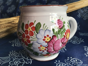 HANDPAINTED MUG, CZECH TRADITONAL CERAMICS - TRADITIONAL CZECH CERAMICS