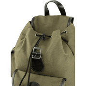 CANVAS DAY PACK GREEN - BACKPACKS - MILITARY, OUTDOOR