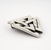 VALKNUT, WIKINGER-ANHÄNGER AUS SILBER, AG 925 - ANHÄNGER - SCHMUCK, SILBER