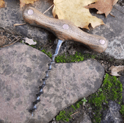 HAND FORGED CORKSCREW, WOOD AND METAL - GEHÄMMERTE PRODUKTE