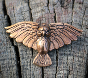 FLYING OWL, PENDANT, BRONZE - BRONZE HISTORICAL JEWELS