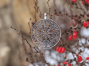 VEGVISIR, RUNES, PENDANT, SILVER - PENDANTS