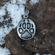 WOLF TRACK, PENDANT, TIN - ANIMAL PENDANTS