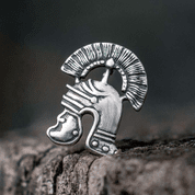 CENTURION, ROMAN HELMET, SILVER PENDANT - PENDANTS