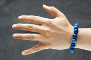 QUARZ, BLAU, ARMBAND - PRODUCTS FROM STONES