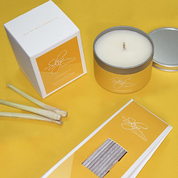 LEMONGRASS TRAVEL CONTAINER, SCENTED CANDLE - SCENTED CANDLES