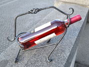 FORGED IRON WINE HOLDER - FORGED PRODUCTS