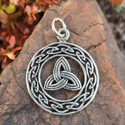 TRIQUETRA, SILVER PENDANT - PENDANTS