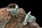 CORVUS, RAVEN, SILVER RING - RINGS