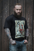 ODIN ON THE THRONE, VIKING T-SHIRT - PAGAN T-SHIRTS NAAV FASHION