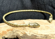 JÖRMUNGANDR, SNAKE, BRASS TORQUES - BRONZE HISTORICAL JEWELS