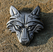 VUK, WOLF HEAD PENDANT, TIN - VIKING PENDANTS