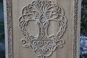 TREE OF LIFE WALL DECORATION PLAQUETTE 32 X 45 CM - WOODEN STATUES, PLAQUES, BOXES