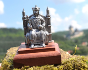 KING CHARLES IV., HISTORICAL TIN STATUE - PEWTER FIGURES