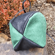 LEATHER POUCH - GREEN - BAGS, SPORRANS