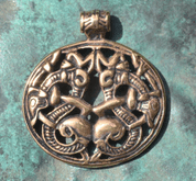 VIKING PENDANT, BORRE STYLE, BRONZE - VIKING PENDANTS