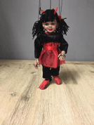 LITTLE DEVIL GIRL MARIONETTE - PUPPEN