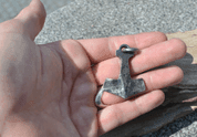 BIFRÖST, HAND FORGED THOR'S HAMMER, PENDANT - VIKING PENDANTS