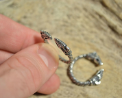 DREKI, STERLING SILVER RING - RINGS