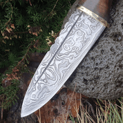 SGIAN DUBH, SCOTTISH KNIFE WITH ANTLER - KNIVES