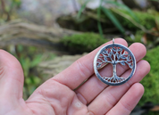 BAUM DES LEBENS ANHÄNGER - GROSS, SILBER - ANHÄNGER - SCHMUCK, SILBER