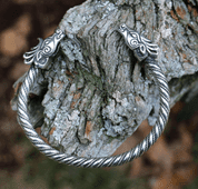 FIANNA, KELTISCHER HIRSCH, SILBERNES ARMBAND - ARMBÄNDER